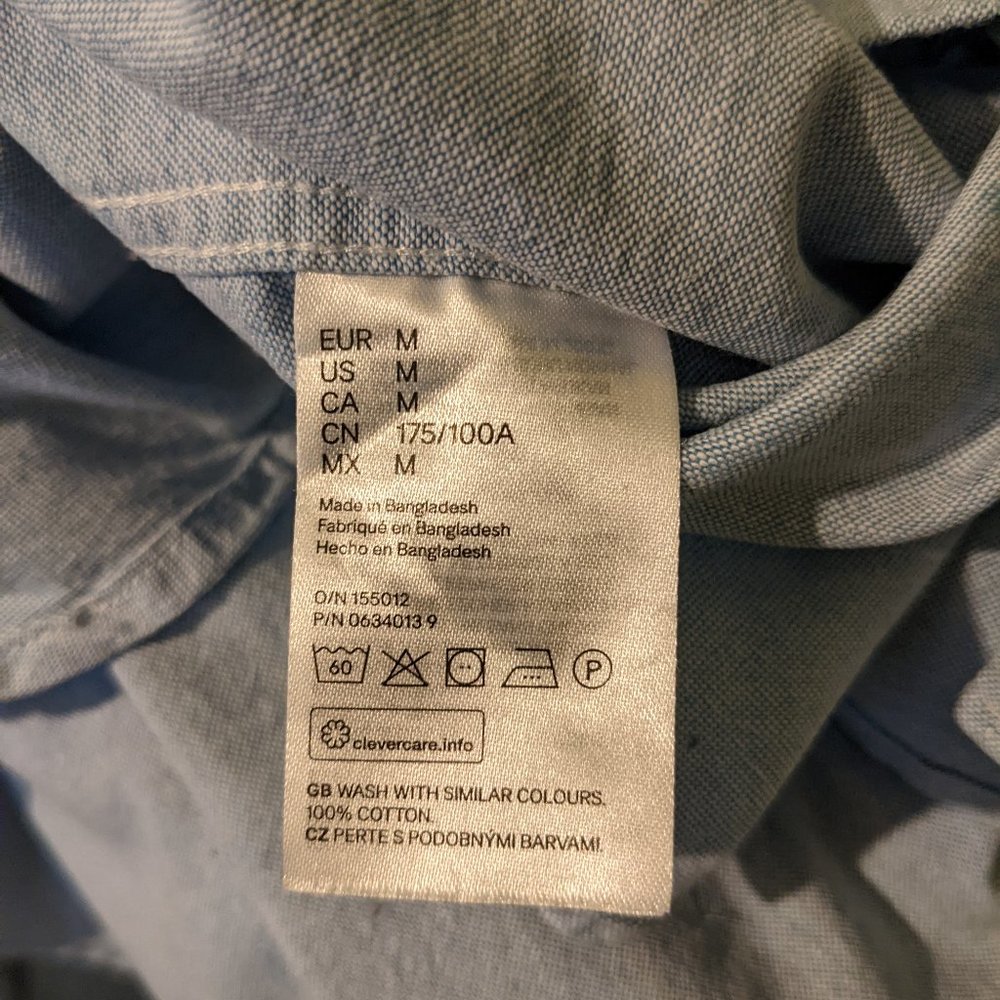 Men's Oxford Shirt - Picture 5 of 5